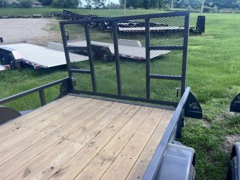 New 2024 IRON BULL 83X12 UTILITY TRAILER W/SINGLE AXLE AND BRAKE