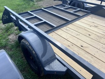 New 2024 IRON BULL 83X12 UTILITY TRAILER W/SINGLE AXLE AND BRAKE