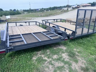 New 2024 IRON BULL 83X12 UTILITY TRAILER W/SINGLE AXLE AND BRAKE