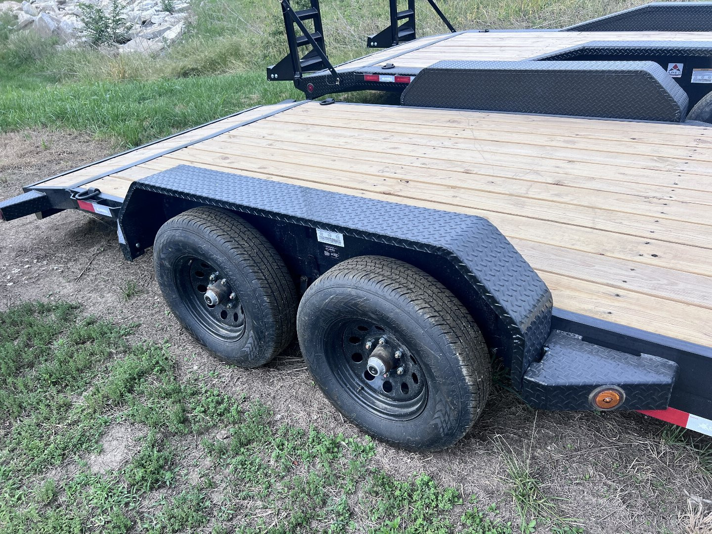 New 2024 IRON BULL 83X20 EQUIPMENT CAR HAULER TRAILER W/ 52K AXLES
