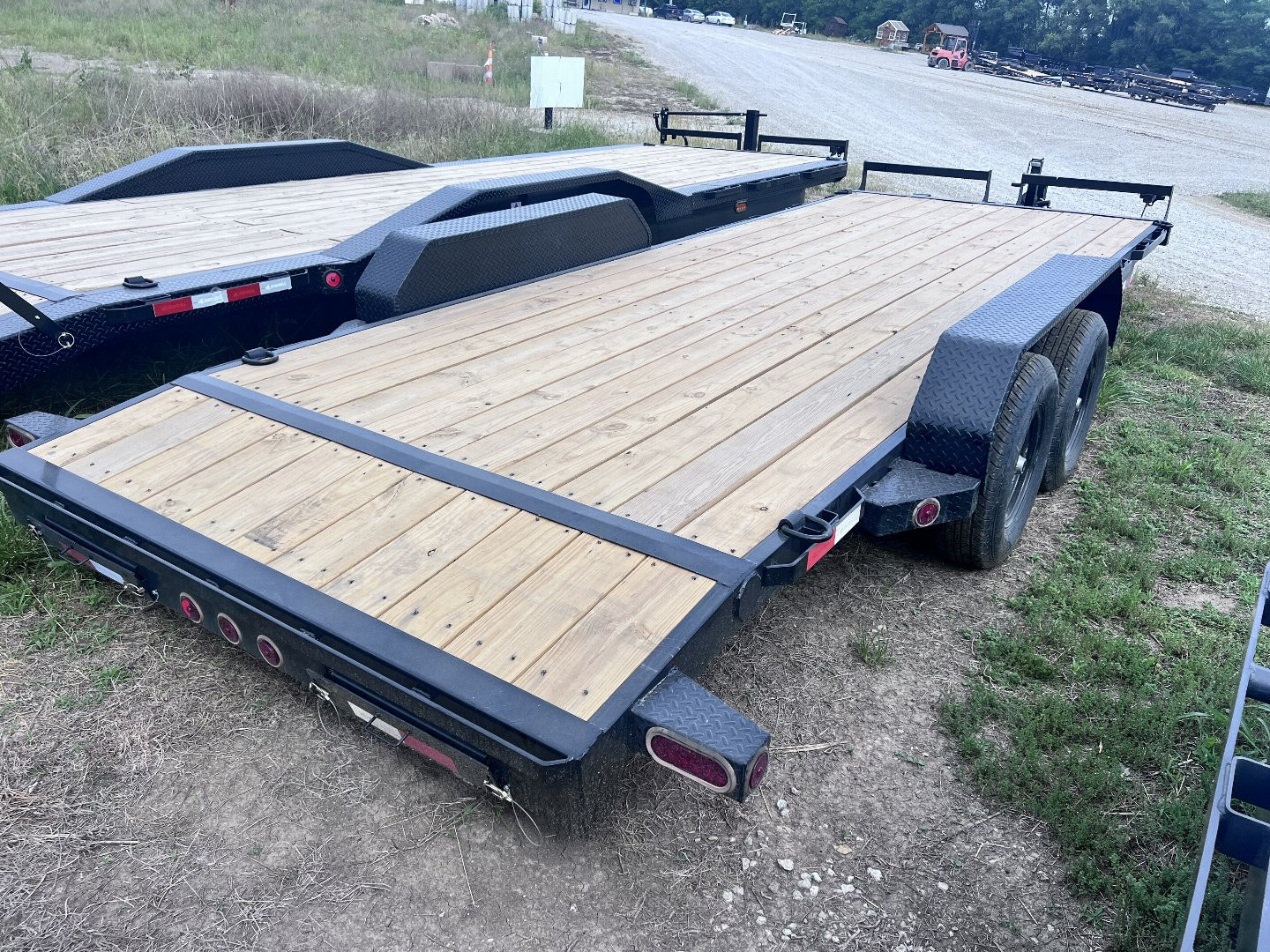 New 2024 IRON BULL 83X20 EQUIPMENT CAR HAULER TRAILER W/ 52K AXLES