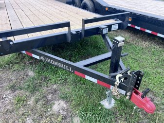 New 2024 IRON BULL 83X20 EQUIPMENT CAR HAULER TRAILER W/ 52K AXLES
