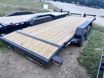 New 2024 IRON BULL 83X20 EQUIPMENT CAR HAULER TRAILER W/ 52K AXLES