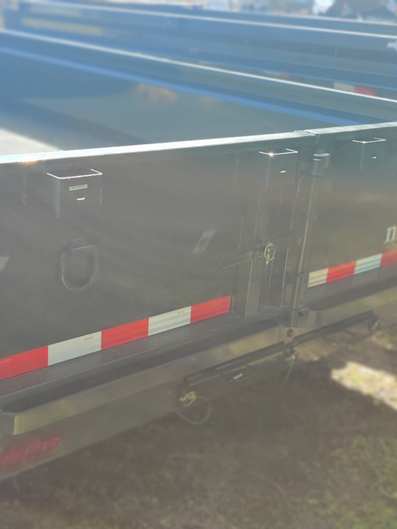 New 2024 IRON BULL 83X16 DUMP TRAILER W/20" SIDES