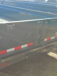 New 2024 IRON BULL 83X16 DUMP TRAILER W/20" SIDES