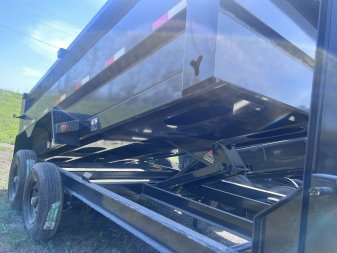 New 2024 IRON BULL 83 X 14 GOOSENECK DUMP TRAILER W/ 36" SIDES
