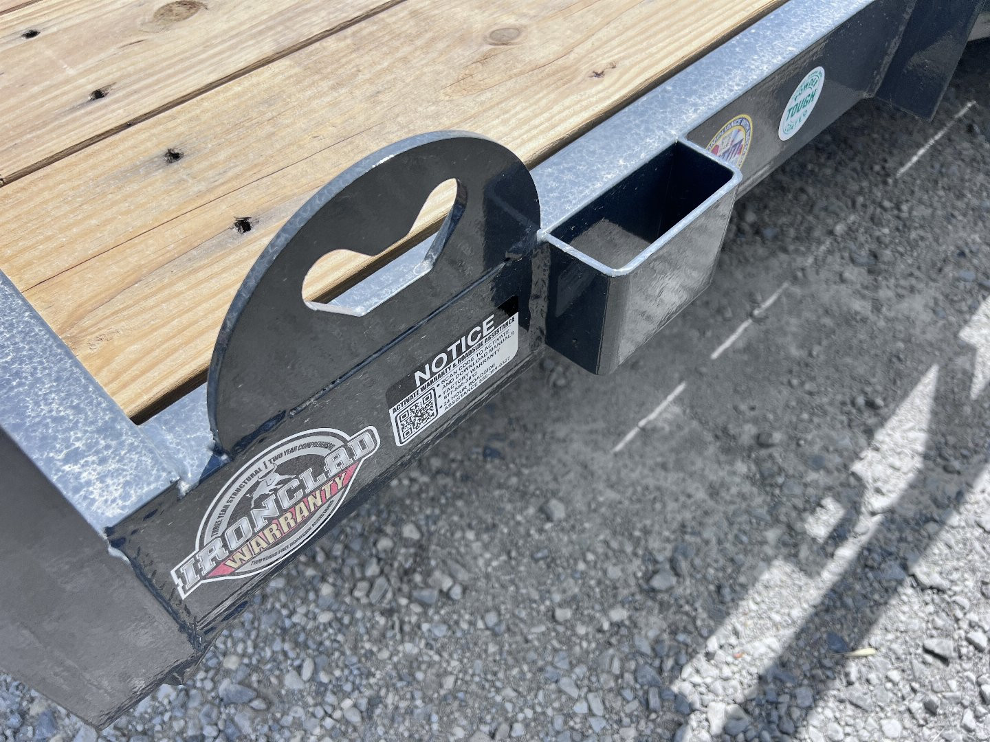 New 2023 IRON BULL 83X14 UTILITY TRAILER W/TANDEM AXLES AND 2 BRAKES