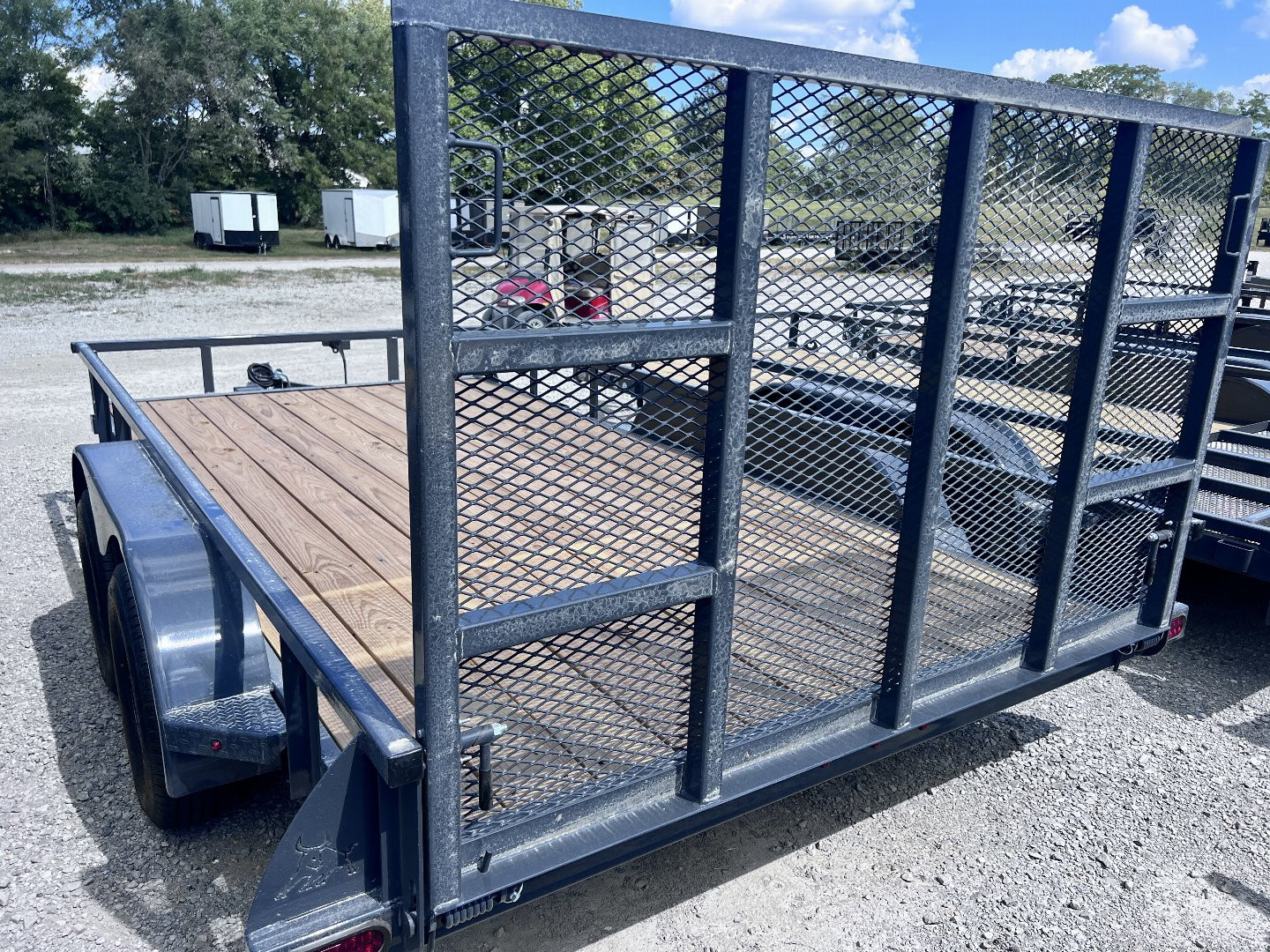 New 2023 IRON BULL 83X14 UTILITY TRAILER W/TANDEM AXLES AND 2 BRAKES