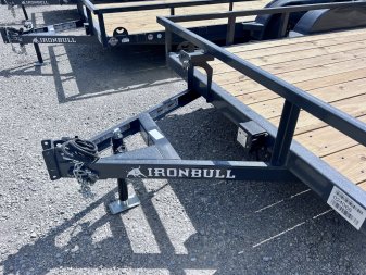 New 2023 IRON BULL 83X14 UTILITY TRAILER W/TANDEM AXLES AND 2 BRAKES