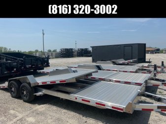 New TIMPTE 83X20 TILT STEEL/ALUMINUM EQUIPMENT TRAILER