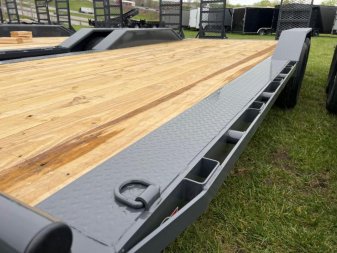 New LAMAR 102X20 EQUIPMENT TRAILER W/ DRIVE OVER FENDERS