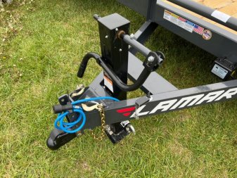 New LAMAR 102X20 EQUIPMENT TRAILER W/ DRIVE OVER FENDERS