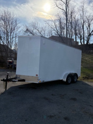 New 2025 Cross Trailers CTB 7X16 Tandem Axle Cargo / Enclosed Trailer
