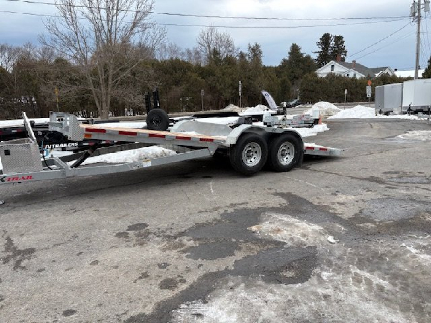 New 2025 K-Trail Galvanized Full Deck Power Tilt -14K GVW Tilt Trailer