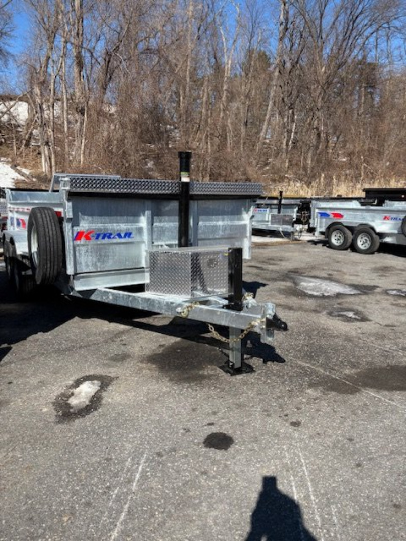 New 2025 K-Trail Galvanized 82" X 14'-14K GVW HD Dump Trailer
