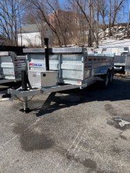 New 2025 K-Trail Galvanized 82" X 14'-14K GVW HD Dump Trailer