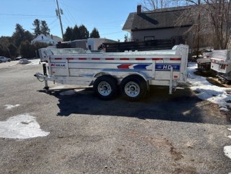 New 2025 K-Trail Galvanized 82" X 14'-14K GVW HD Dump Trailer