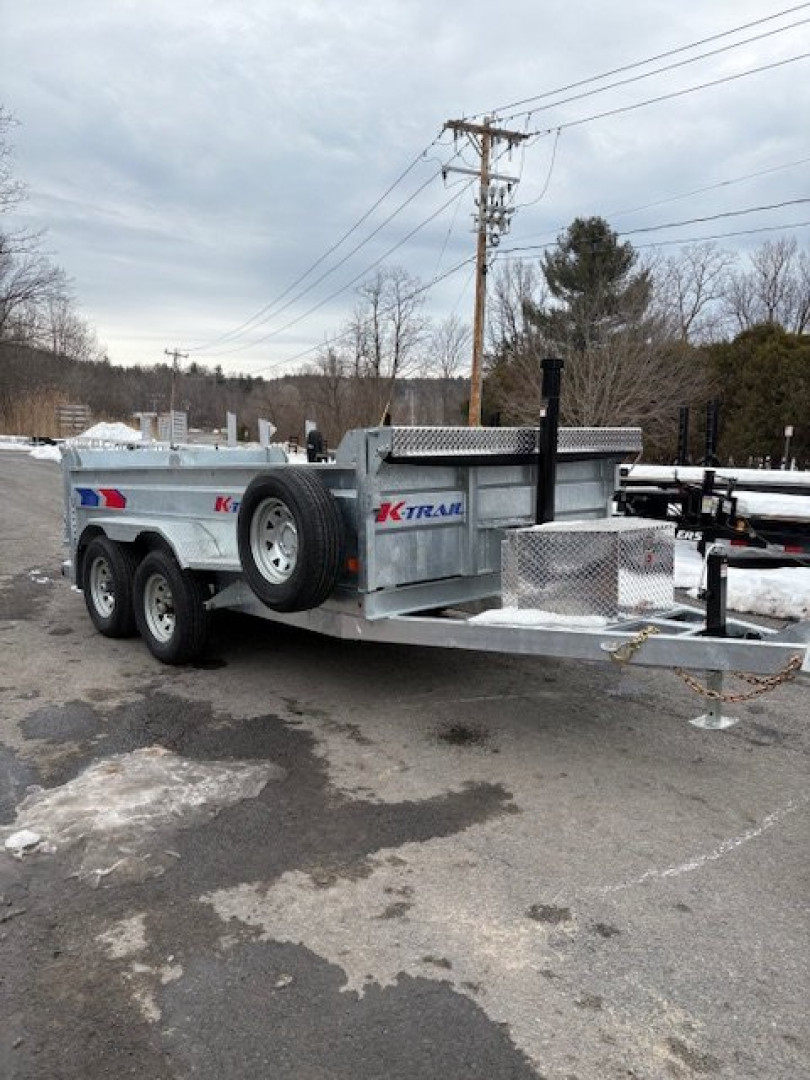 New 2025 K-Trail Galvanized 6X12-10K GVW Dump Trailer