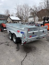 New 2025 K-Trail Galvanized 6X12-10K GVW Dump Trailer