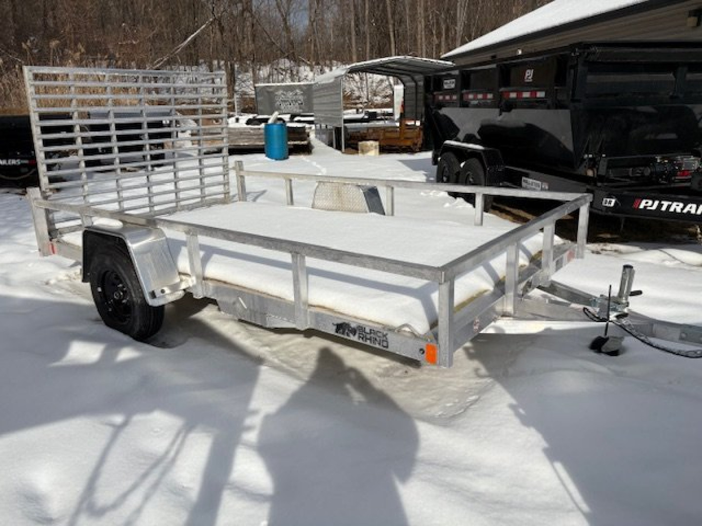 New 2025 Black Rhino EXS 7 X 12 Utility Trailer