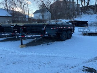 New 2025 PJ TRAILERS 83" x 14' DL Dump Trailer - 14K GVW
