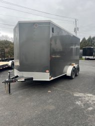 New 2025 Cross Trailers CTB 7 X 14 Tandem Axle Cargo / Enclosed Trailer - 7K GVW
