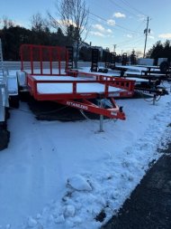 New PJ Trailers 83 in. X 16' Tandem Axle Channel Utility (UL)