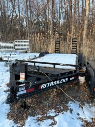 New 2025 PJ Trailers EV202 Equipment Trailer
