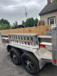 New 2025 NORDTEK DT 75"X 10' - 7K GVW Dump Trailer