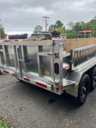 New 2025 NORDTEK DT 75"X 10' - 7K GVW Dump Trailer