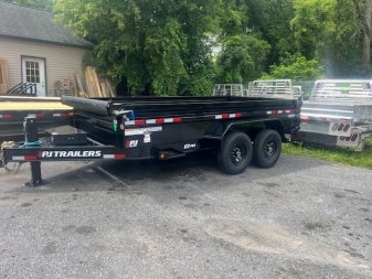 New 2025 PJ TRAILERS 83" x 14' DL Dump Trailer - 14k GVW