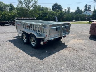 New 2024 K-Trail Galvanized 5 x 10-7K GVW Tandem Axle Dump Trailer