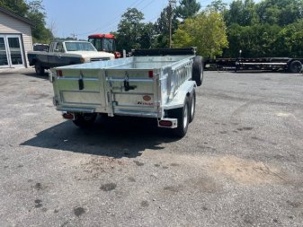 New 2024 K-Trail Galvanized 5 x 10-7K GVW Tandem Axle Dump Trailer