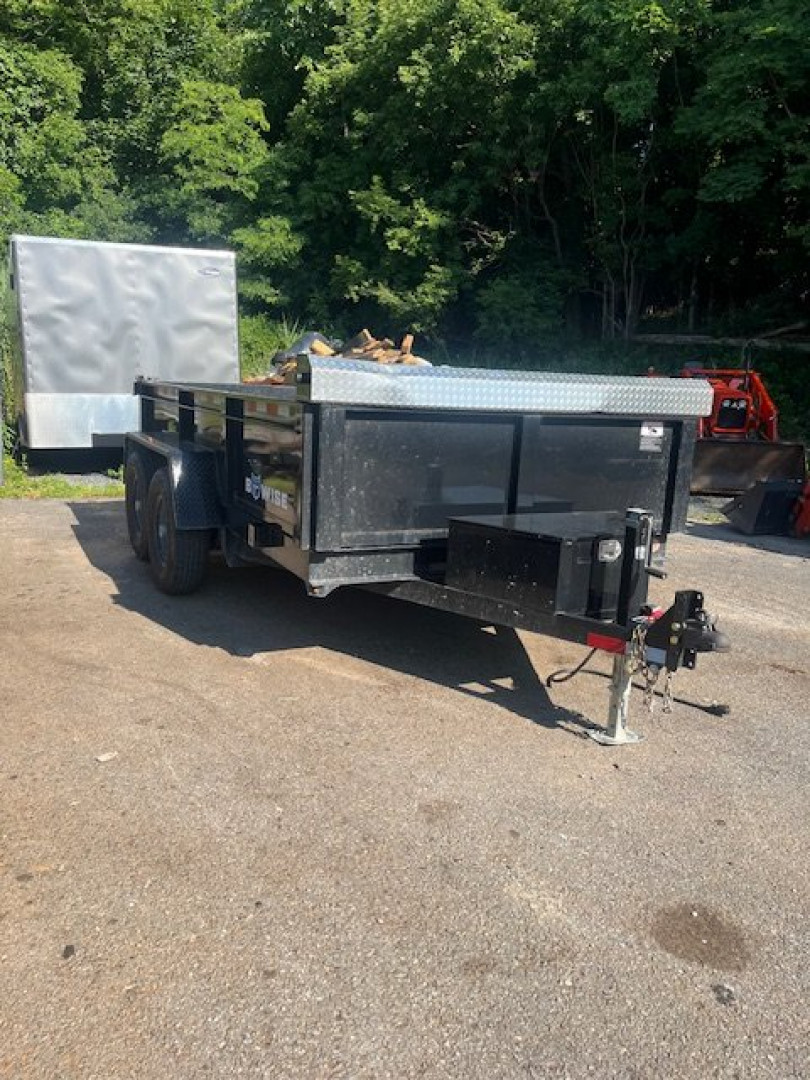 Used 2023 BWISE 7 x 12-12K Dump Trailer