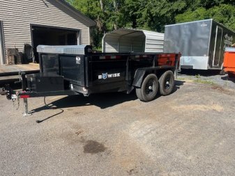 Used 2023 BWISE 7 x 12-12K Dump Trailer