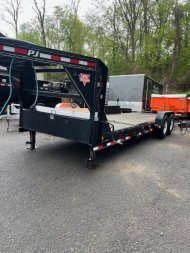 Used 2019 PJ Trailers T6222 Gooseneck Tilt Trailer