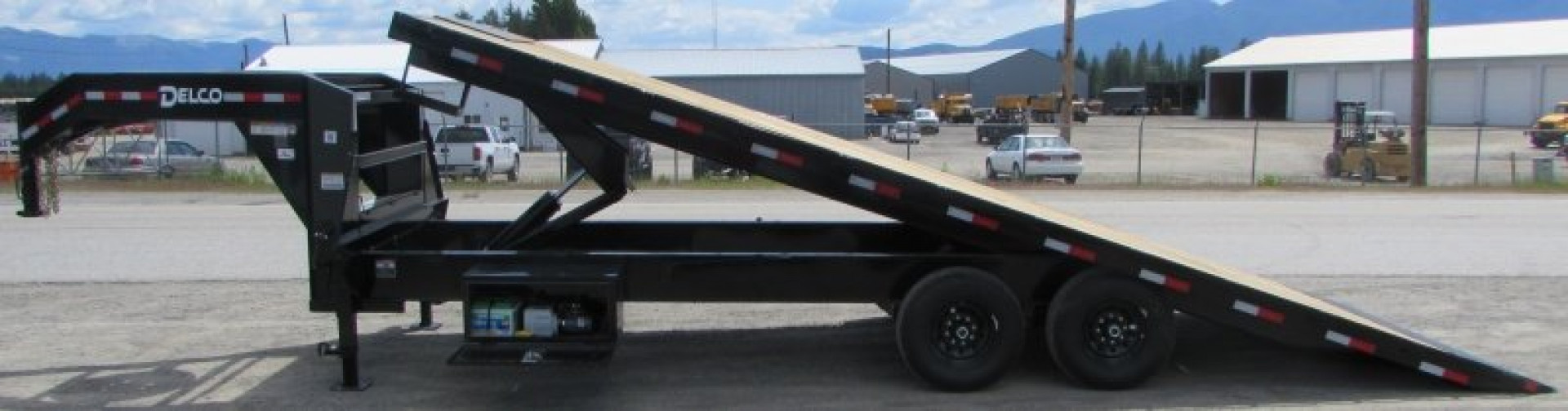 New 2025 Delco Trailers T824R72ESKK Tilt Trailer