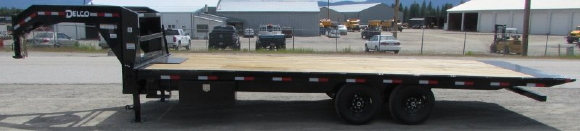 New 2025 Delco Trailers T824R72ESKK Tilt Trailer
