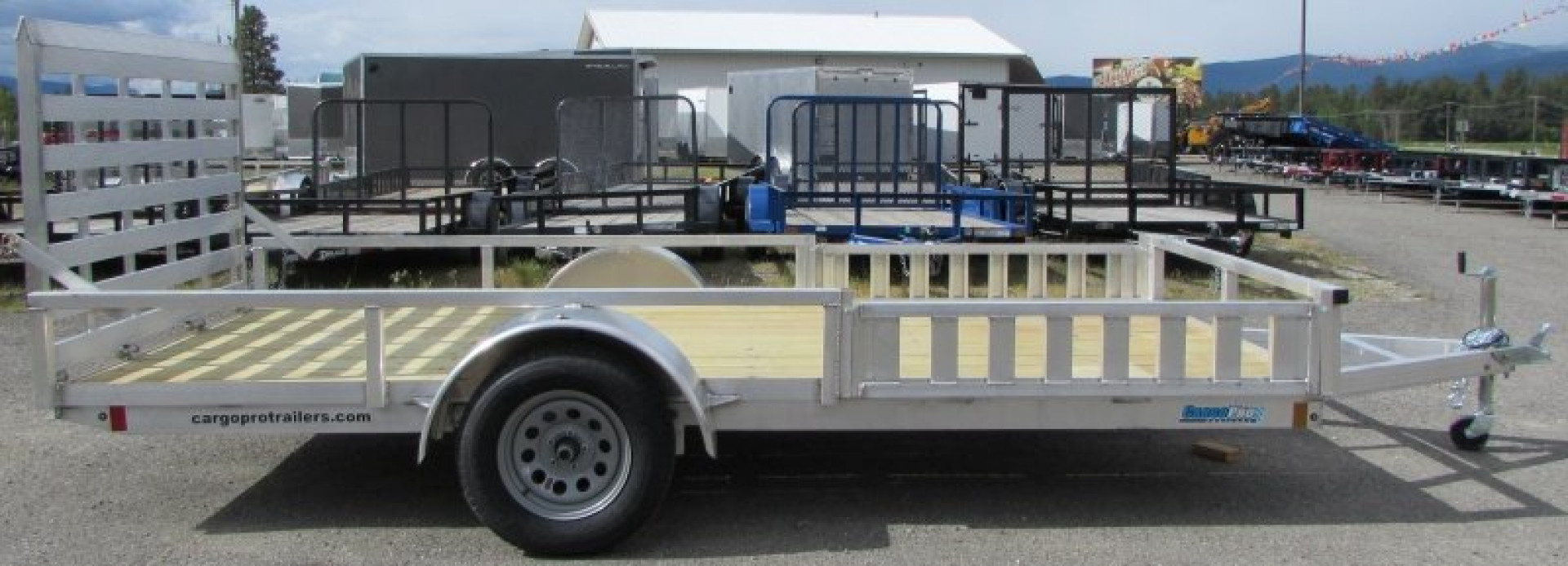 New 2024 ALCOM U 72 x 14 RW 2.0 Utility Trailer