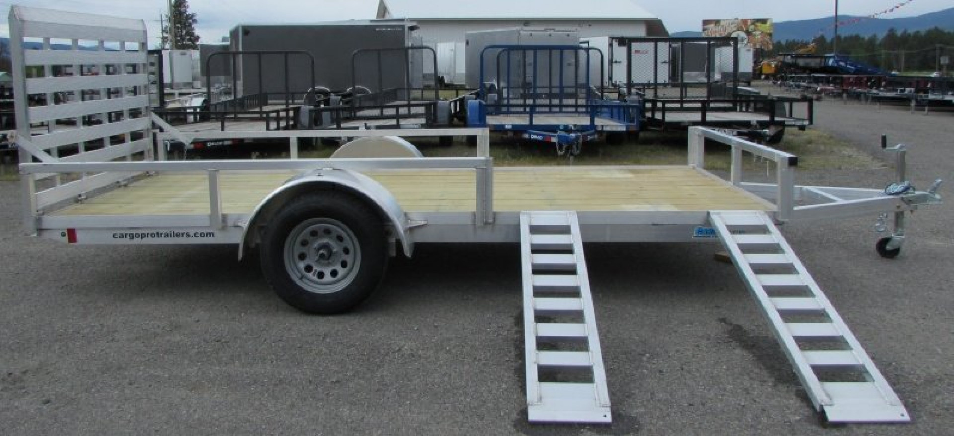 New 2024 ALCOM U 72 x 14 RW 2.0 Utility Trailer