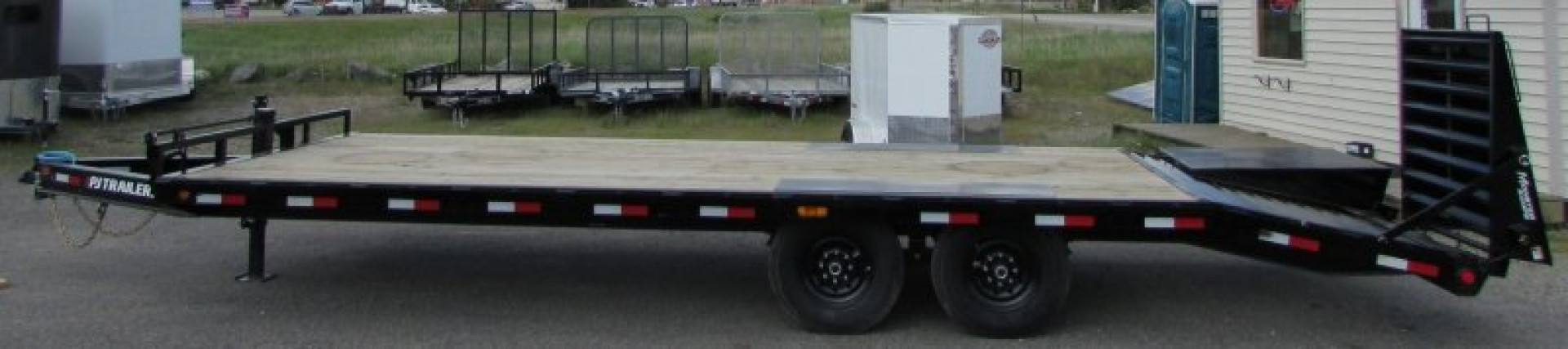 New 2024 PJ Trailers F8: 8" I-Beam Deckover Deckover Trailer