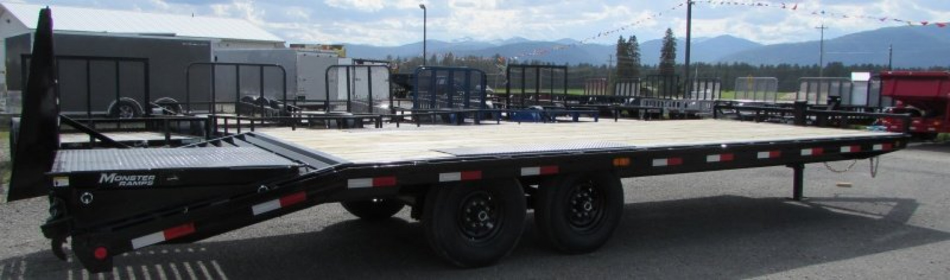 New 2024 PJ Trailers F8: 8" I-Beam Deckover Deckover Trailer