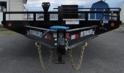 New 2024 PJ Trailers F8: 8  I-Beam Deckover Deckover Trailer