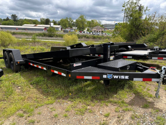 New 2026 BWise 22' Lo Pro Power Full Tilt Trailer w/ Hydraulic Jack