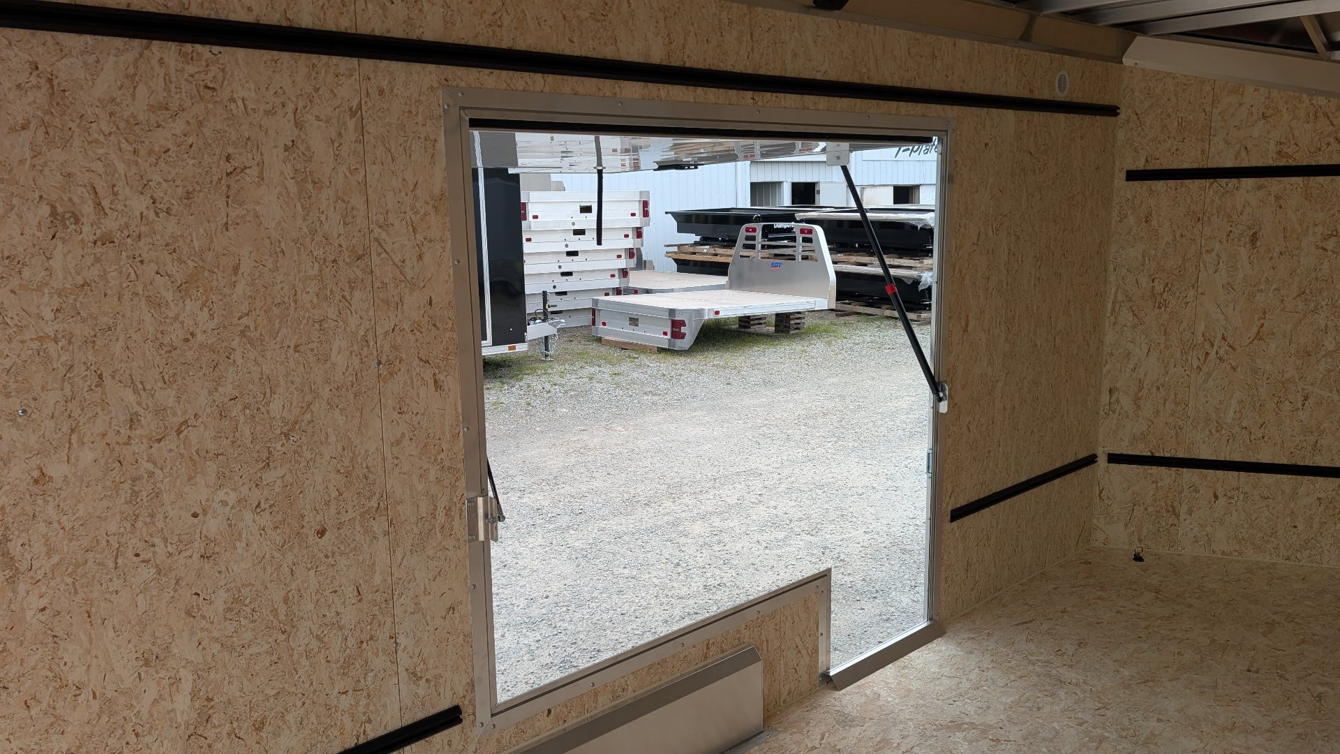 New 2025 ATC 7.5 x 16 V Nose "STo450" Aluminum Enclosed Cargo Trailer UED Door