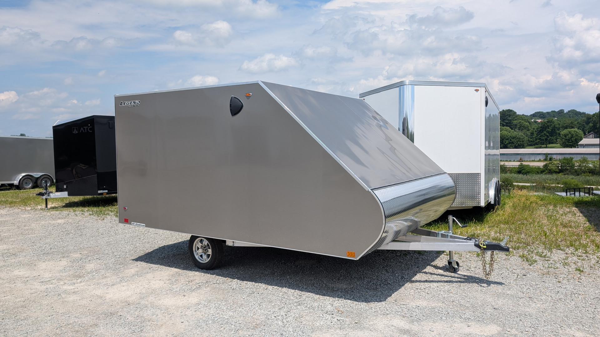 New 2026 Legend 8.5 x 13 Sport Light Snowmobile/Cargo Trailer