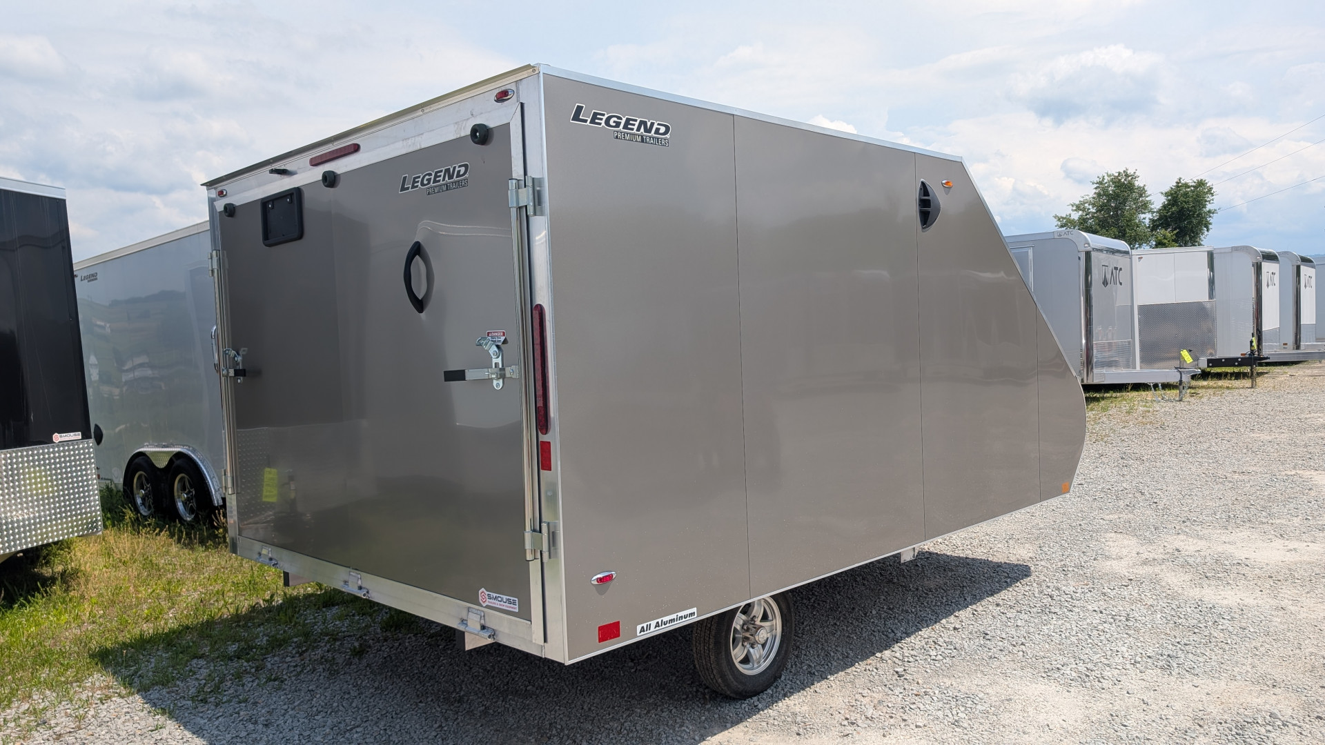 New 2026 Legend 8.5 x 13 Sport Light Snowmobile/Cargo Trailer