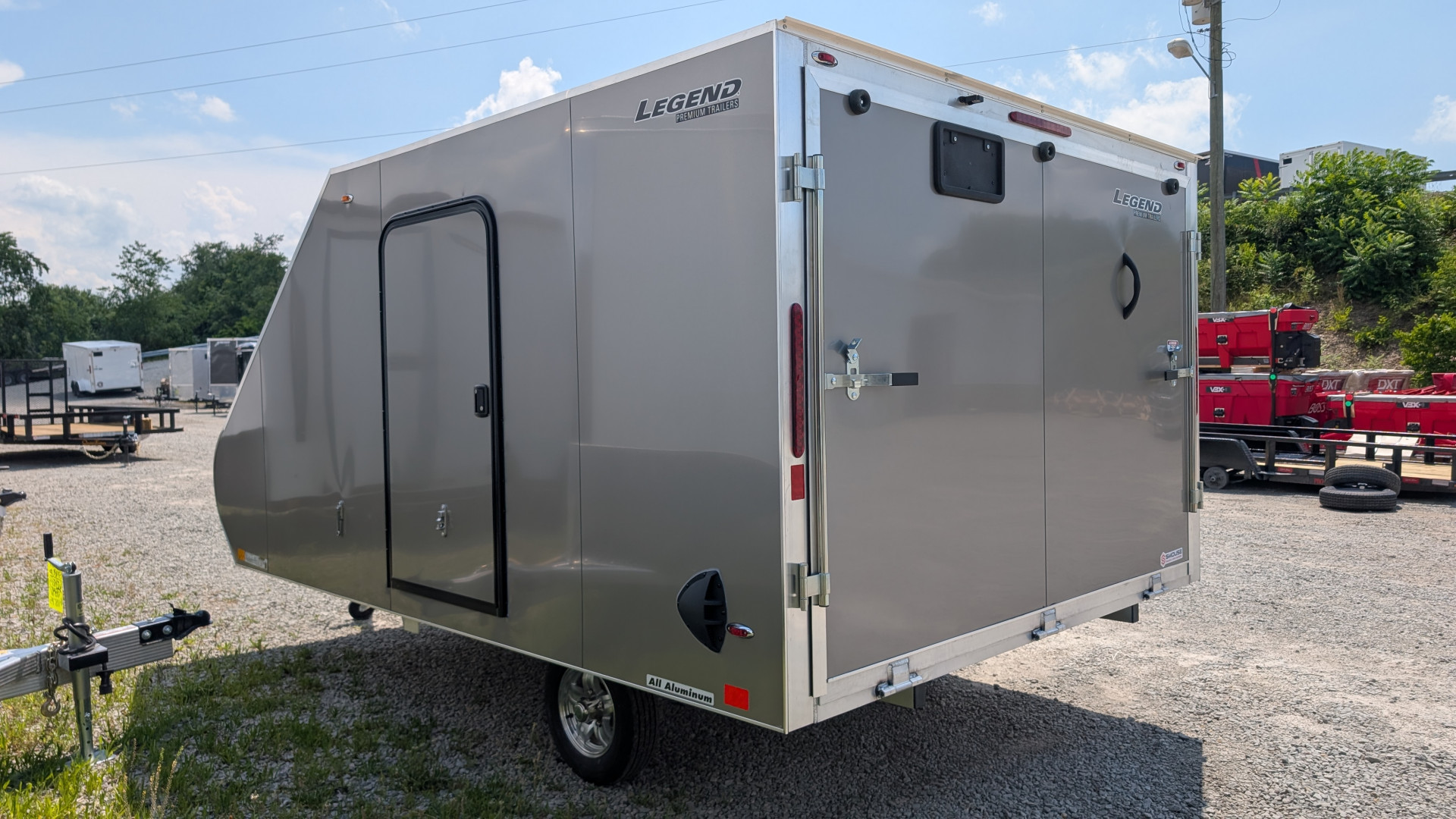 New 2026 Legend 8.5 x 13 Sport Light Snowmobile/Cargo Trailer