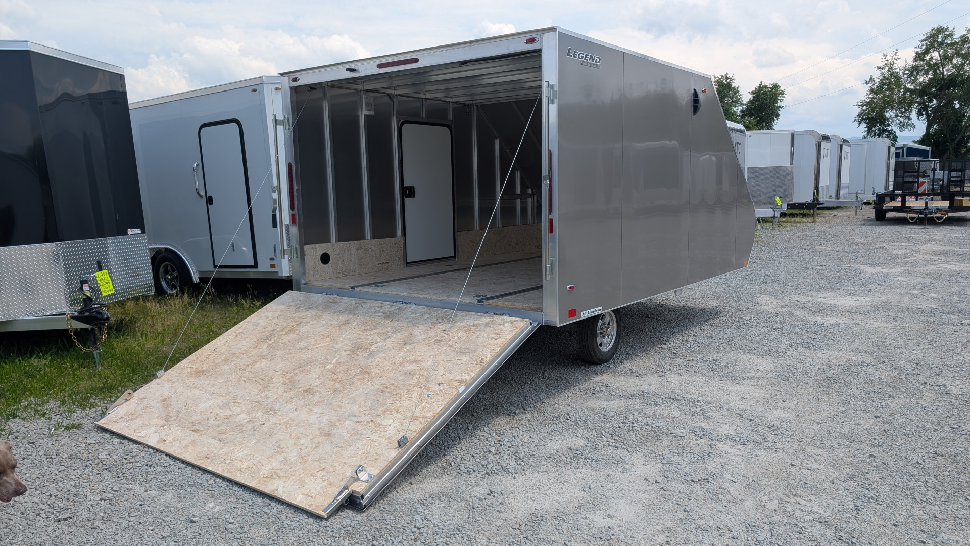 New 2026 Legend 8.5 x 13 Sport Light Snowmobile/Cargo Trailer