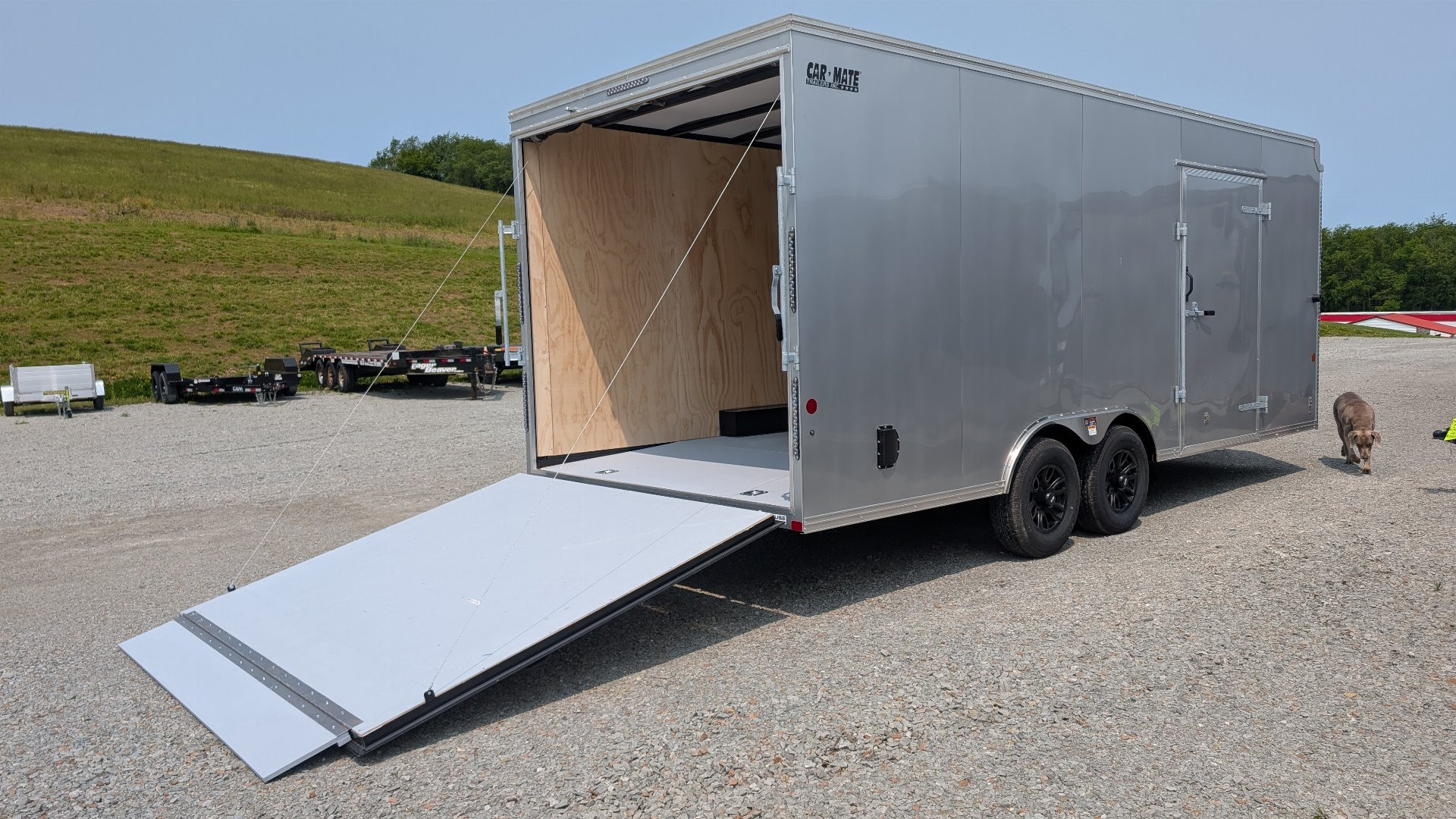 New 2025 Car Mate 8.5 x 20 HD Custom Car Hauler w/ Ramp (9990# GVWR)